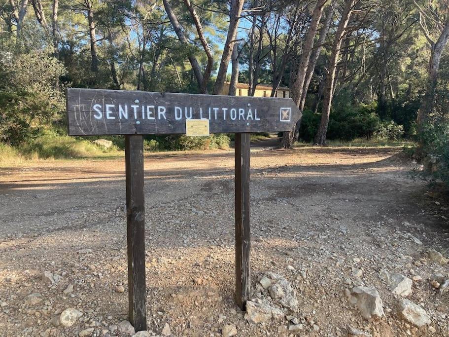 Bandol Roc Beach Vue Mer Grand T3 Face A La Plage Avec Parking Exteriör bild